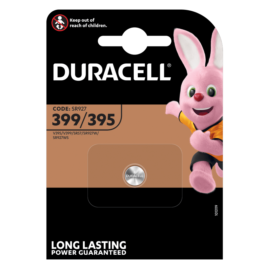 DURACELL BATTERIA 399/395 ALL'OSSIDO DI ARGENTO DA 1.5V - BLISTER 1PZ