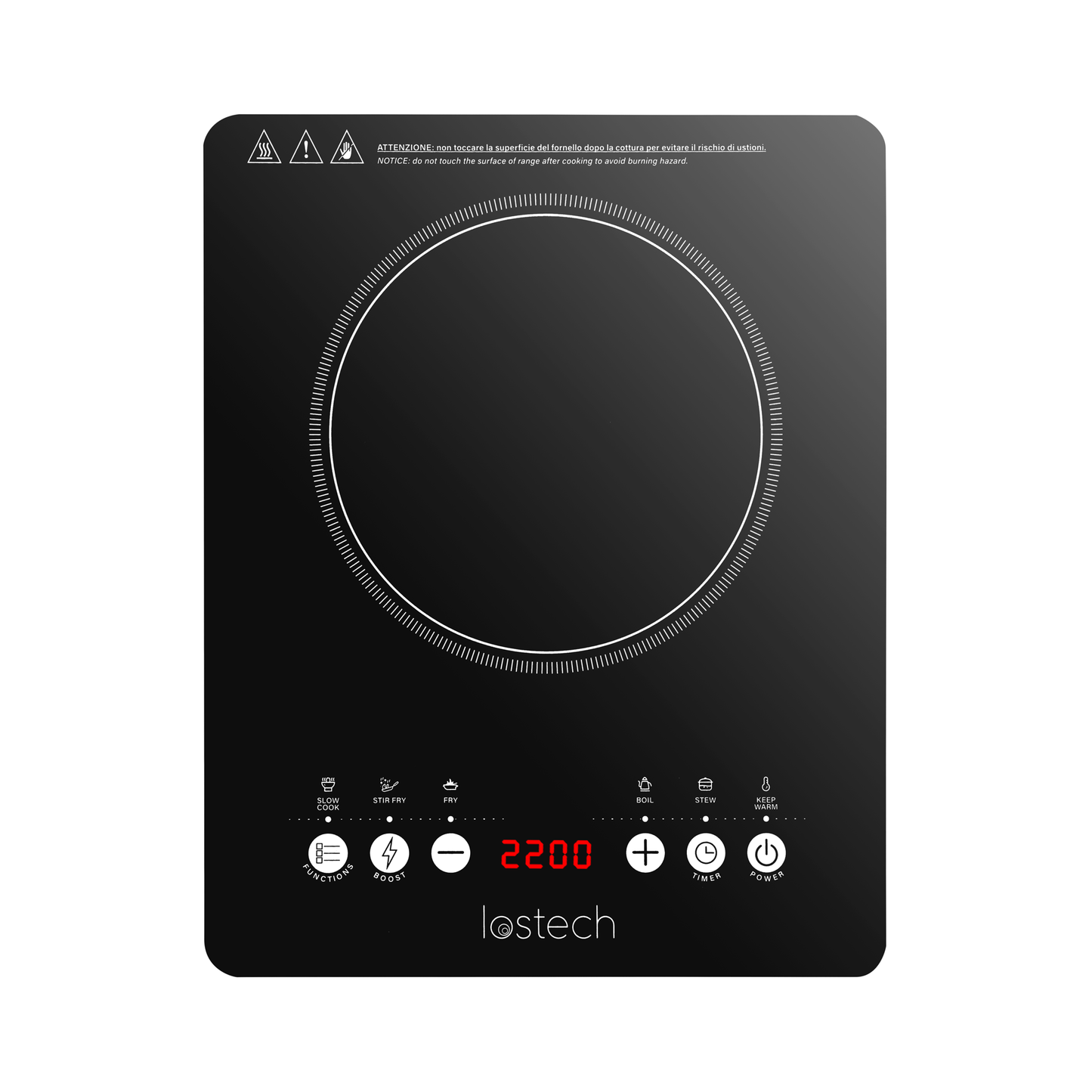 LOSTECH PREMIUM PIANO COTTURA A INDUZIONE LS-IC03