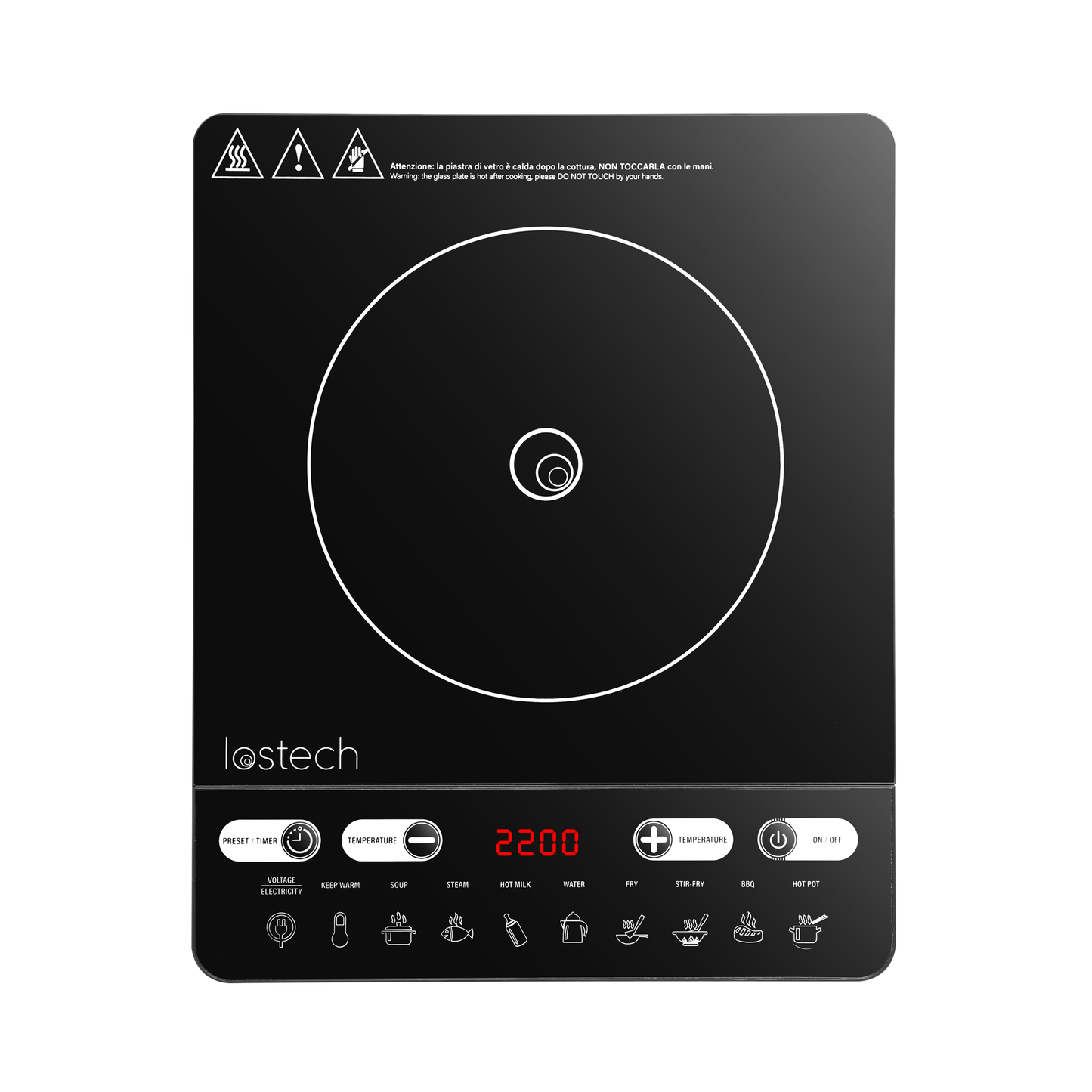 LOSTECH PREMIUM PIANO COTTURA A INDUZIONE LS-IC04