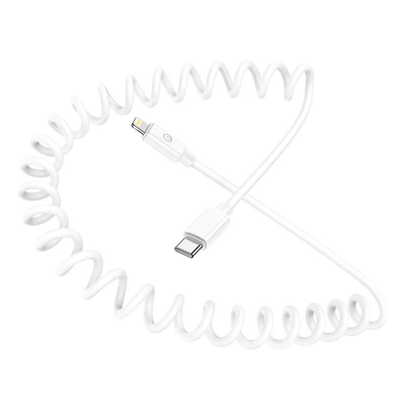 LOSTECH PREMIUM LS-DU12 CAVO PER RICARICA RAPIDA DA TYPE-C A LIGHTNING - FLESSIBILE