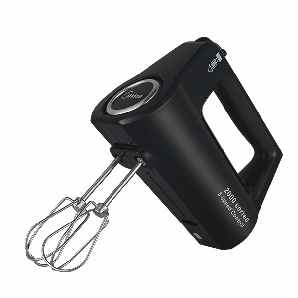 MIDEA HM0293 SBATTITORE ELETTRICO - 5 VELOCITA' - 2 FRUSTE - NERO/INOX