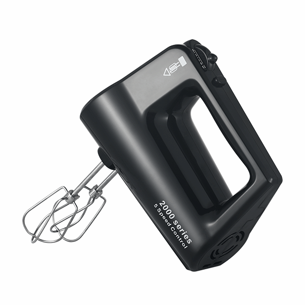MIDEA HM0293 SBATTITORE ELETTRICO - 5 VELOCITA' - 2 FRUSTE - NERO/INOX