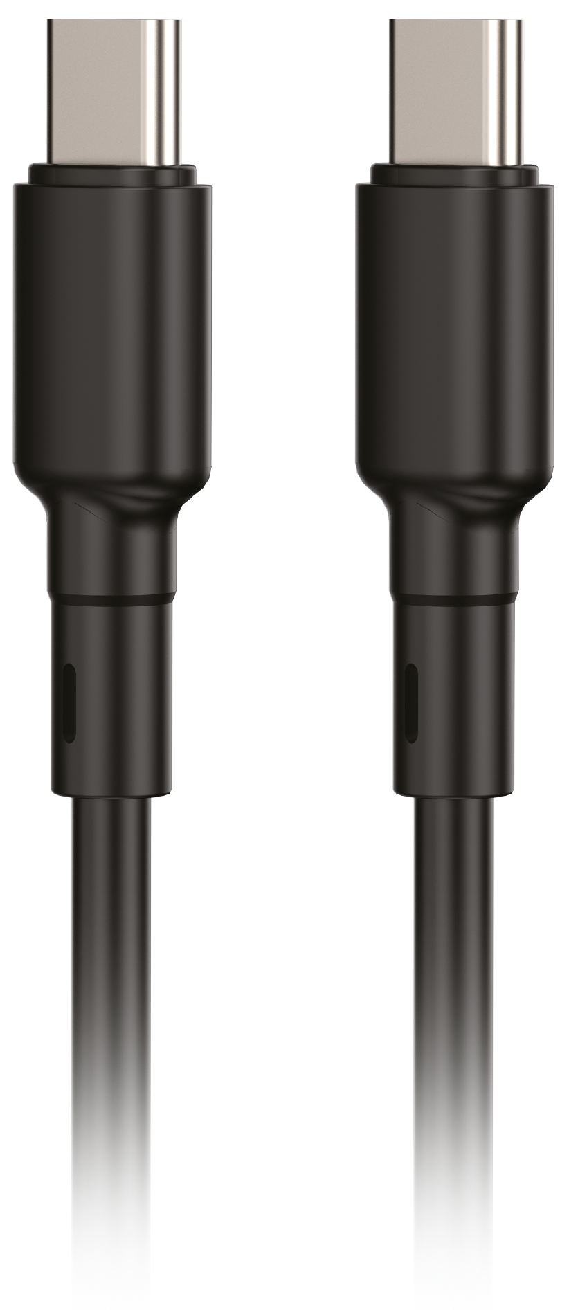 LOSTECH PREMIUM LS-NC13B CARICATORE GaN 45W DOPPIA USB-C CON CAVO USB-C / USB-C 150CM - Absolute Black