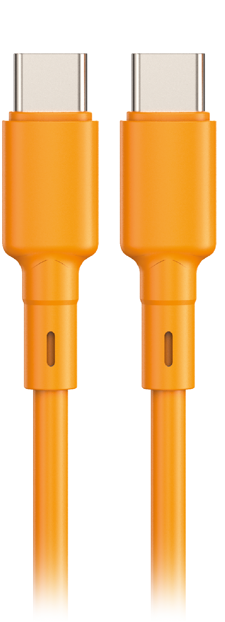 LOSTECH PREMIUM LS-NC13C CARICATORE GaN 45W DOPPIA USB-C CON CAVO USB-C / USB-C 150CM - Cosmic Orange