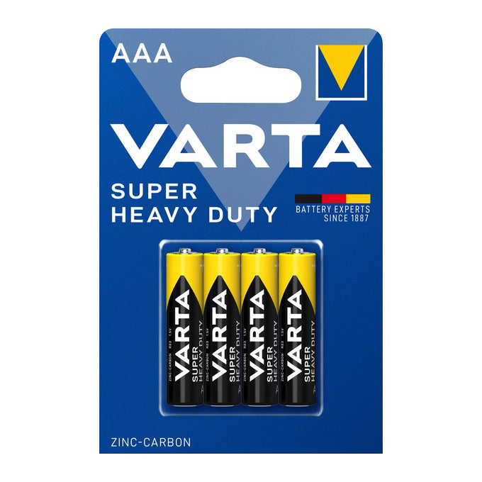 VARTA SUPERLIFE AAA BATTERIA MONOUSO MINI STILO ALCALINO 4PZ