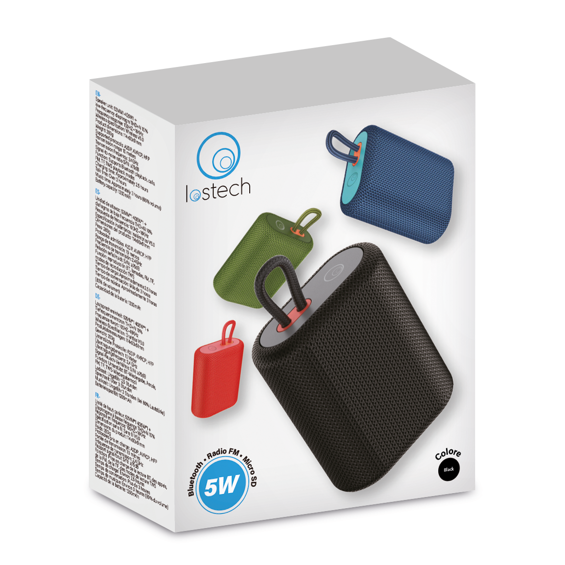 LOSTECH PREMIUM LS-BS47B ALTOPARLANTE BLUETOOTH 5W - BLACK