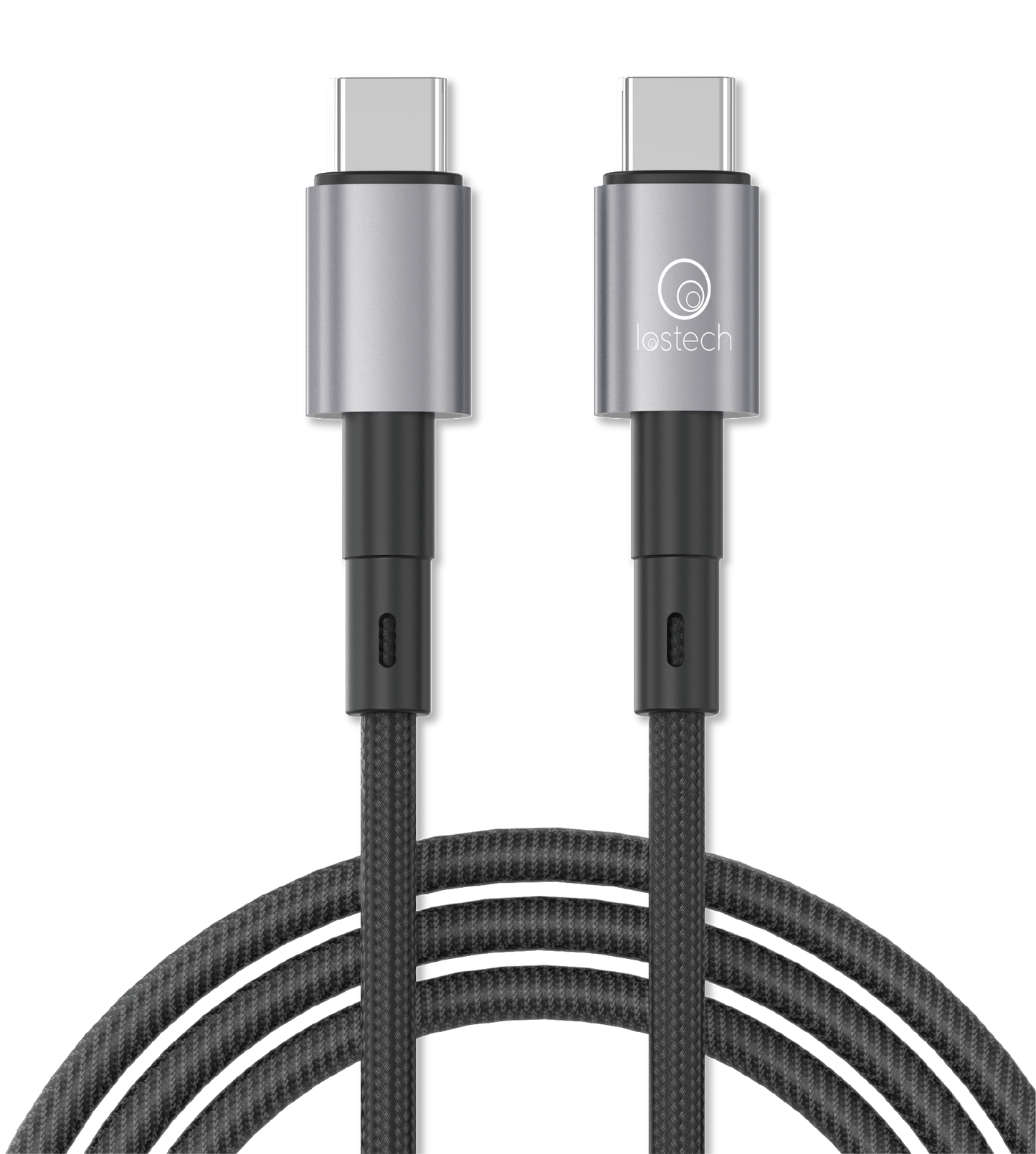 LOSTECH PREMIUM LS-NB05CC CAVO USB-C / USB-C RICARICA RAPIDA FINO A 100W - Nero