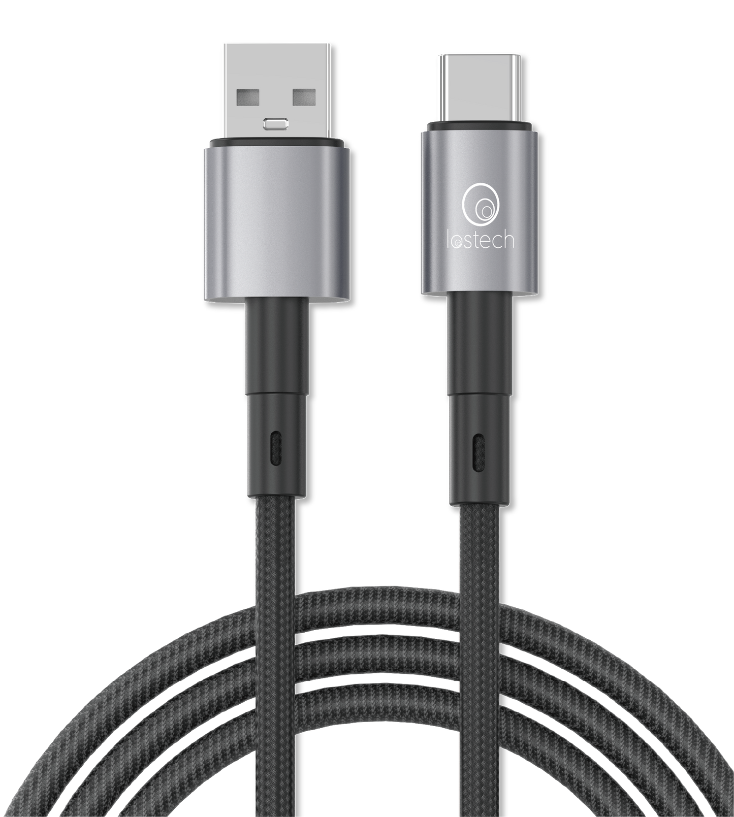 LOSTECH PREMIUM LS-NB05UC CAVO USB / USB-C RICARICA RAPIDA 6A - Nero