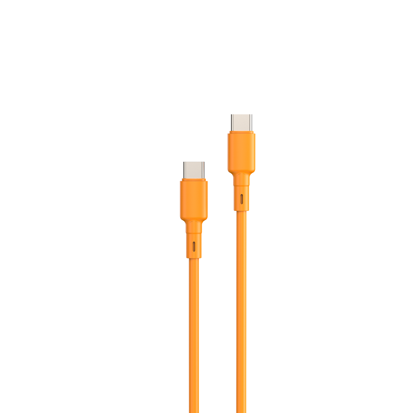 LOSTECH PREMIUM LS-NC12C CARICATORE GaN 45W USB / USB-C CON CAVO USB-C / USB-C 150CM - Cosmic Orange