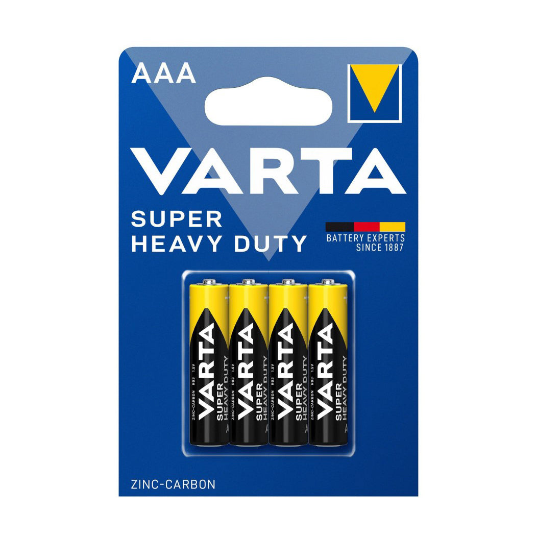 VARTA BLISTER 4 BATTERIE ALCALINE LR03 AAA