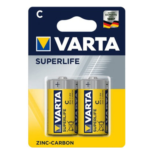 VARTA SUPERLIFE C BATTERIA MONOUSO ZINCO-CARBONIO 1PZ