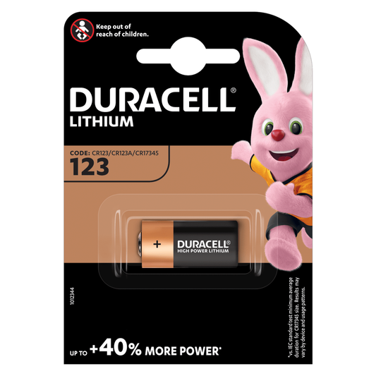 DURACELL BATTERIA AL LITIO AD ALTA POTENZA 123 DA 3V