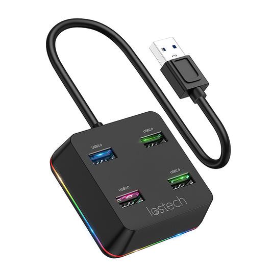 LOSTECH PREMIUM LS-UH01 HUB USB 4in1 / 1 USB 3.0 - 3 USB 2.0