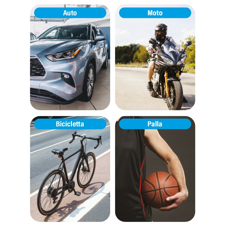 LOSTECH PREMIUM LS-MC02 MINI COMPRESSORE D'ARIA PORTATILE