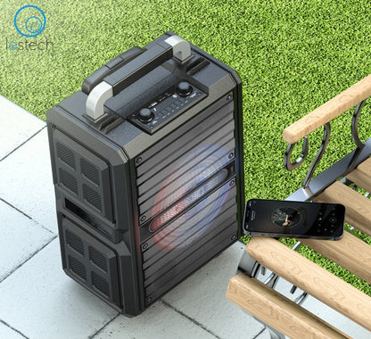 LOSTECH PREMIUM LS-DS24 ALTOPARLANTE WIRELESS 50W CON 2 MICROFONI INCLUSI
