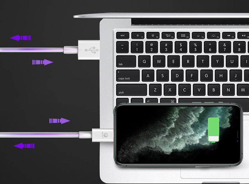LOSTECH LS-C57 CAVO USB LIGHTNING 5A - BIANCO