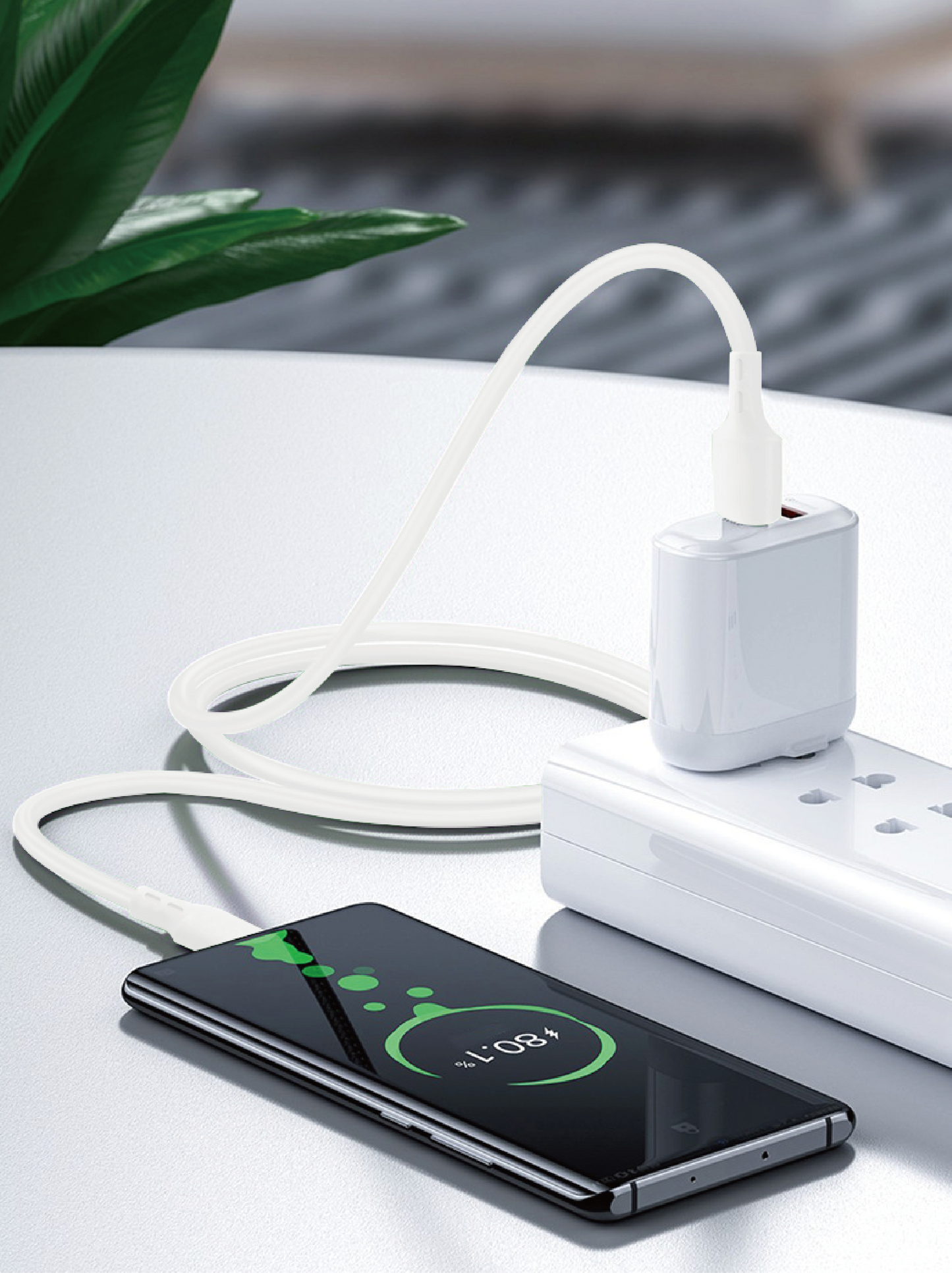 LOSTECH LS-NB11TW CAVO USB FLESSIBILE 1.5M TYPE C - WHITE