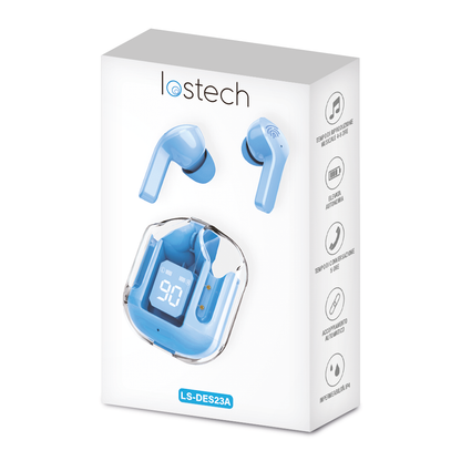LOSTECH PREMIUM LS-DES23A AURICOLARI TRUE WIRELESS - BLUE