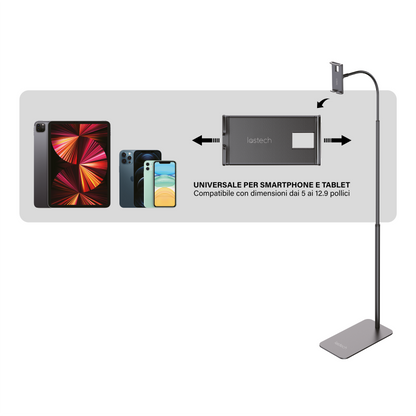 LOSTECH PREMIUM LS-SM02 SUPPORTO DA PAVIMENTO PER SMARTPHONE E TABLET