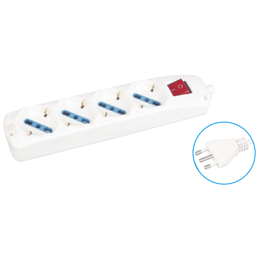 LOSTECH CIABATTA MULTIPRESA (4 PRESE) LS-SOC02