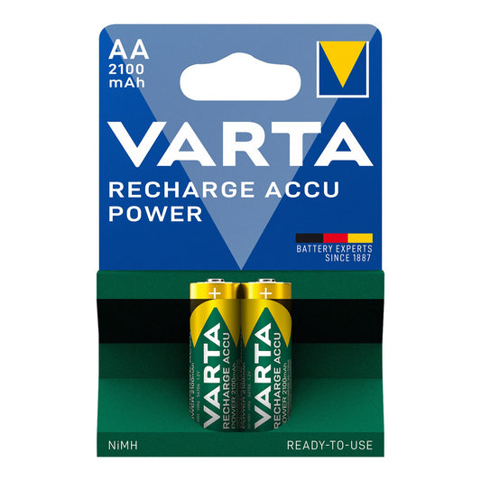 VARTA LONGLIFE BATTERIA RICARICABILE STILO AA NICHEL-METALLO IDRURO (NiMh) 2PZ