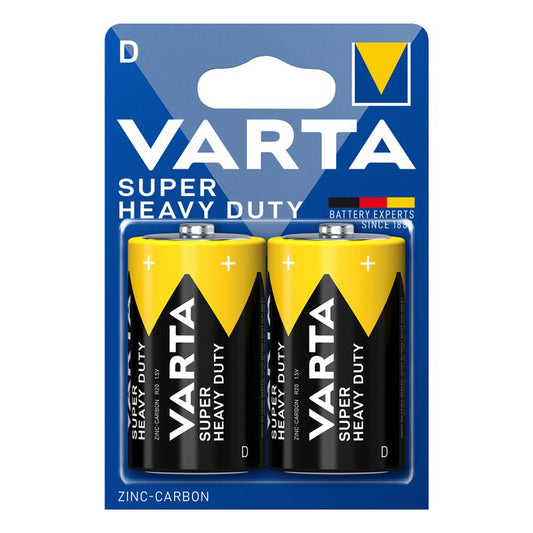 VARTA R20 D BATTERIA PER USO DOMESTICO ZINCO-CARBONIO 2PZ