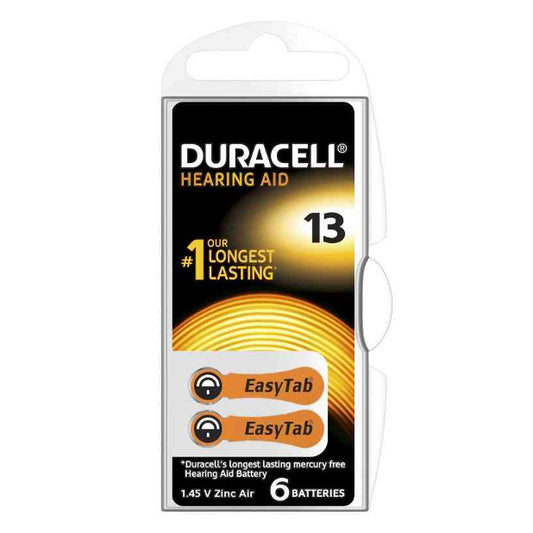 BATTERIA ZINC AIR DA13 PER APPARECCHI ACUSTICI 2PZ