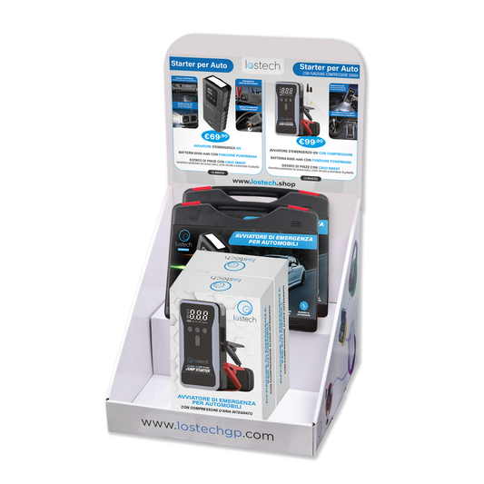 LOSTECH ESPOSITORE DA BANCO LS-ST01: STARTER PER AUTO