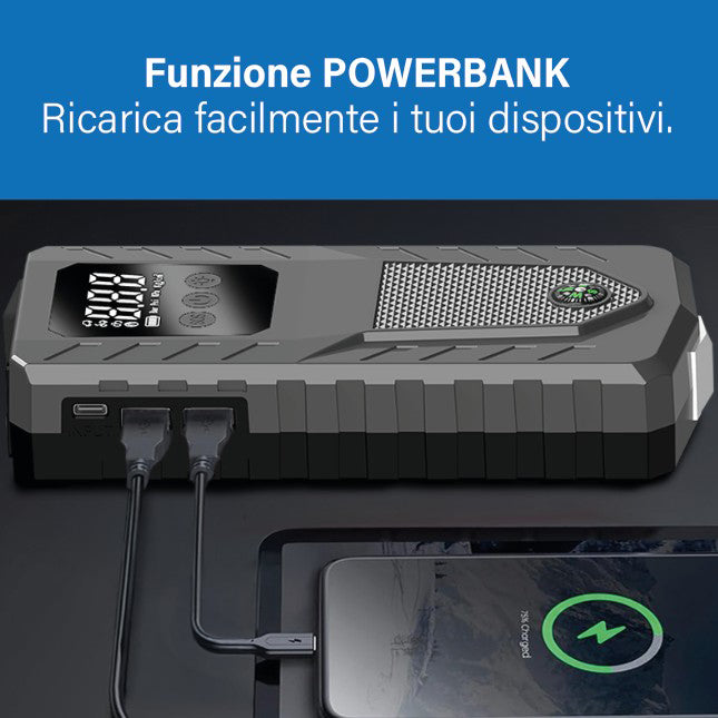 LOSTECH PREMIUM LS-BOOST01 AVVIATORE DI EMERGENZA PER AUTO / 6000mAh