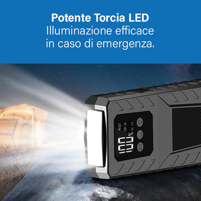 LOSTECH PREMIUM LS-BOOST01 AVVIATORE DI EMERGENZA PER AUTO / 6000mAh